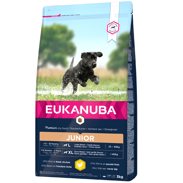 Saai Onderzoek Af en toe Junior Large Breed Dry Dog Food - Chicken | Eukanuba